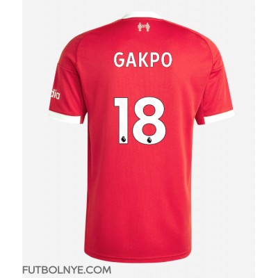 Camiseta Liverpool Cody Gakpo #18 Primera Equipación 2025-26 manga corta Camiseta Liverpool Cody Gakpo #18 Primera Equipación 2025-26 manga corta